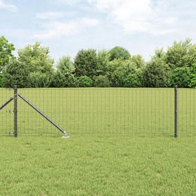 Fenceszlopok Csatlakozóval 26 db Ø32 mm 60 cm Horganyzott Acél