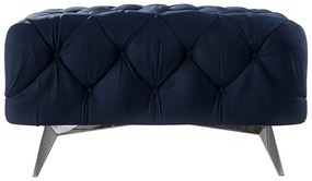 Sötétkék bársony lábtartó Chelsea – Ropez