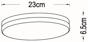Lucide 79111/24/31 - LED Fürdőszobai lámpa BISKIT LED/12W/230V IP44 fehér