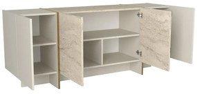 Konzolasztal Veyron - Travertine, Sandstone