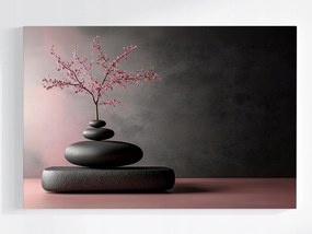 Poszter Zen Wellness Kövek Sakura Harmónia Relaxáció 60x40