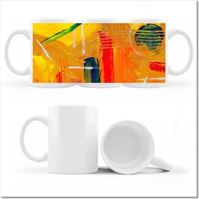 Helene Absztrakt nyomott mintás bögre