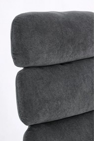 Fekete forgó fotel Violante – Bizzotto