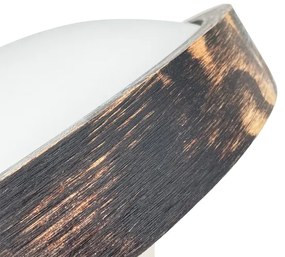 Brilagi - LED mennyezeti lámpa CARVALHO SLIM SMOKEY LED/20W/230V tölgy átm. 27,5 cm