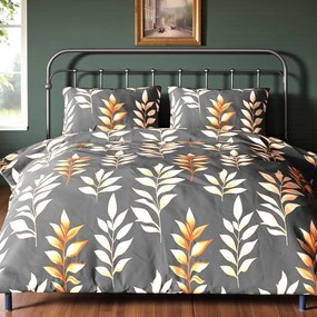 FLANEL mintájú ágyneműhuzat Homa BRES AUTUMN 140x200 cm