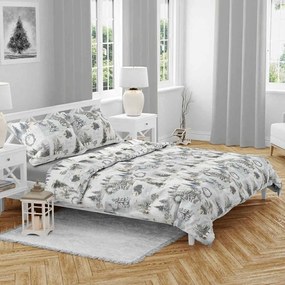 Karácsonyi erdő pamut ágyneműhuzat TiaHome - 1x Párna 90x70cm, 1x Paplan 140x200cm