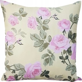 Dekorációs Párnahuzat 45x45 Virágok Finom Kedves