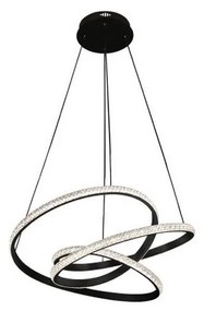 LED csillár kábelen, fényerőszabályozható, 90W (LED)/230V, 3000–6500K, Ø47 cm + távirányító