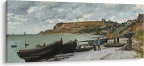 Kép - Claude Monet, Sainte Adresse, reprodukciók (120x50 cm)