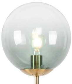 Függesztett lámpaüveg zöld 25cm - Pallon