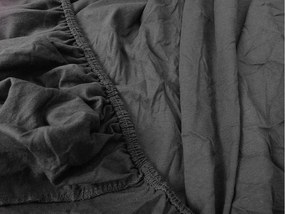 Jersey sötétszürke lepedő EXCLUSIVE 140 x 200 cm