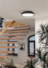 Eglo 901909 - LED RGBW dimmelhető mennyezeti lámpa LORETELLO-Z LED/19,6W/230V átm. 35 cm fekete