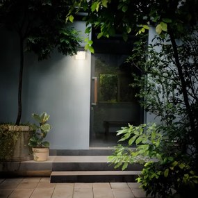 Brilagi - LED Kültéri fali lámpa TERNI LED/12W/230V fekete IP44