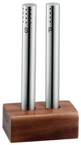 WMF sótartó és borsszóró 2 db, 7,8 cm, akácfa