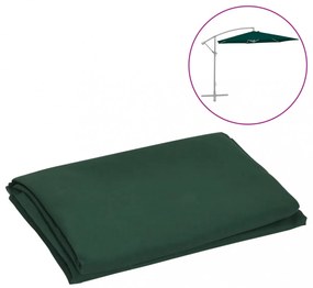 zöld konzolos napernyő csereponyva 300 cm
