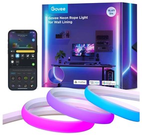 Govee Govee - Neon MATTER LED saroksín 5m RGBIC Wi-Fi GV0045