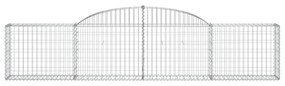 13 db íves horganyzott vas gabion kosár 300x30x60/80 cm