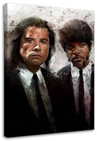 Gario Vászonkép Pulp Fiction, Vincent és Jules - Dmitry Belov Méret: 40 x 60 cm