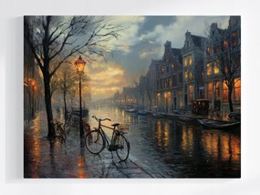 Vászonkép Canvas Építészet Város Amszterdam Hollandia Kilátás 100x75