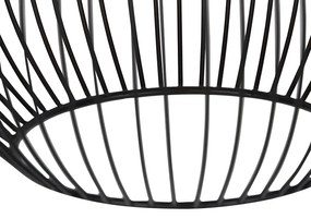 Design kerek lámpa fekete 30 cm - Dos