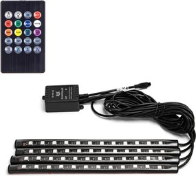 Aigostar - LED RGB dimmelhető autós szalagok LED/4,5W/5V + távirányító