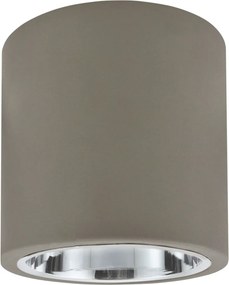 POLUX 312433 JUPITER Hengeres Mennyezeti Lámpa Szürke E27 IP20