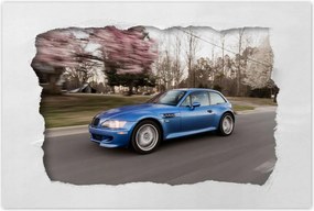 Poszterek 90x60 Kék Bmw autó