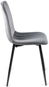 Szürke Bársony Étkezőszék IBIS