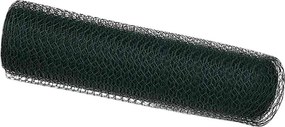 vidaXL Hexagon kerítés Zöld 0,4 x 25 m PVC