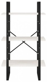 fehér tömör fenyőfa tárolópolc 60 x 30 x 105 cm