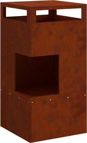 vidaXL Tűzrakó Barna 50 x 50 x 100 cm Acél