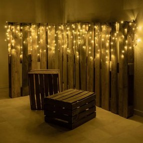 NEXOS diLED fényeső 180 LED meleg fehér adapter nélkül