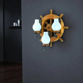 Brilagi - Fali lámpa TIMONA 3xE14/40W/230V bükkfa