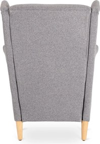 Fotel Wypoczynkowy EVAN 2 z Podnóżkiem Szary