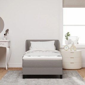 Boxspring Ágy Matresszel Taupe 90x200 cm Szövet