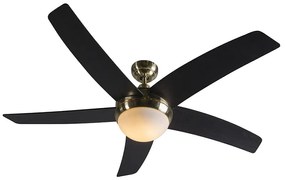 Mennyezeti ventilátor arany színben távirányítóval - Cool