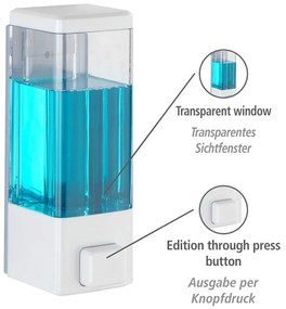Fehér fali műanyag szappanadagoló 320 ml Istres – Wenko