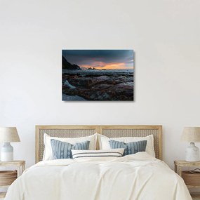 Kép - táj Új Zélandon (üvegen) (70x50 cm)