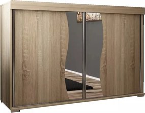 Tablet 2 120 Tolóajtós Komód 120cm, Sonoma Tölgy