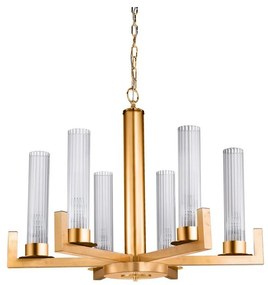 Kolarz 6009.80630 - Csillár láncon RAGGIO 6xE14/25W/230V 24K arany