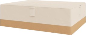 Outsunny Kertibútor Takaró 275x208x78 Oxford 600D Vízálló Kanapéasztal Takaró 4 Szellőzéssel, 5 Fogantyúval és Bézs Zsinórral | Aosom