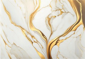 Fotótapéta Márvány Arany Kő Absztrakció 3D Tapéta Falra 368x254
