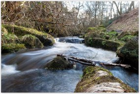 Poszterek 120x80 Okos hegyi folyó