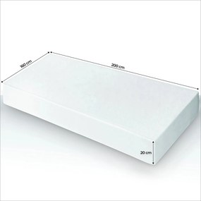 Materac Kieszeniowy 160x200 cm LAGUNA 7 STREF