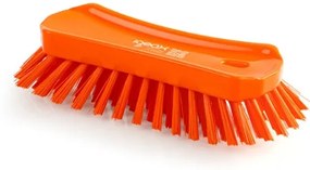 Igeax élelmiszeripari ergonómikus kézi súroló kefe narancssárga 0,5mm közepes sörtével