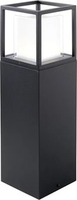 ENDON 79202 ARLOW Modern Kültéri Állólámpa Fekete, Átlátszó LED IP44