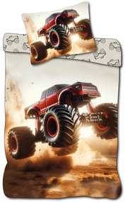 Monster Truck Rally ágyneműhuzat 140×200cm, 70×90 cm