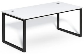 SimpleOffice asztal 180 x 90 cm, fehér / fekete