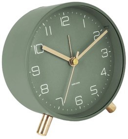 Lofty zöld ébresztőóra, ø 11 cm - Karlsson