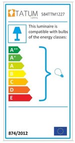 Fekete mennyezeti lámpa Sparrow – Opviq lights
